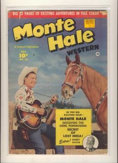 Monte Hale Western 50 Fawcett Comic Gabby Hayes