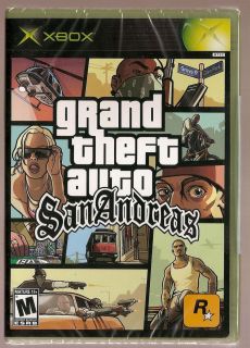 Grand Theft Auto GTA San Andreas Microsoft Xbox Video Game New