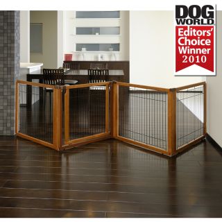 Elite Freestanding Pet Dog Gate Room Divider & Pet Pen in 1