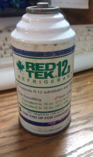 Red Tek Refrigerant R12A Replaces R12 R134a 6 oz Can