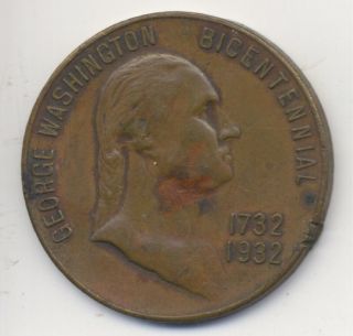 1932 George Washington Bicentennial Medal 1732 1932 63415