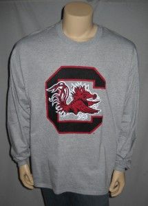  University of South Carolina Gamecocks Long Sleeve Gray T Shirt