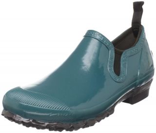 Bogs Womens Rue Waterproof Slip on Gardening Shoes Aqua 52456