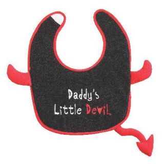 Ganz Halloween Baby Babble Bib Daddys Little Devil EH0132