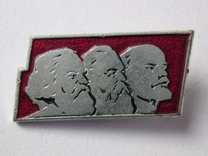   Lenin Russian Karl Marx Friedrich Engels German Communist Soviet Pin