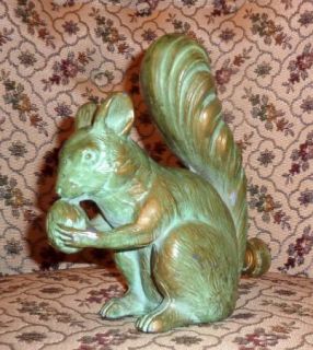 RARE Antique Heavy Metal Figural 8 Squirrel Lawn Sprinkler