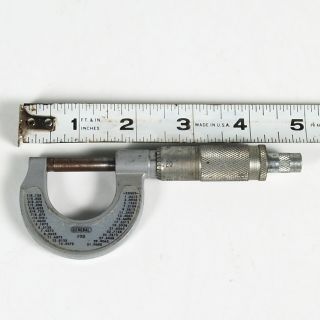 up for auction is this general tool company micrometer model 102 in