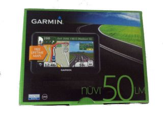 New Garmin NUVI 50LM 5inch Portable GPS Navigator Lifetime Maps US NO