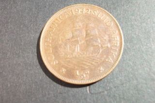 1942 GEORGE VI SOUTH AFRICA HALF PENNY COIN