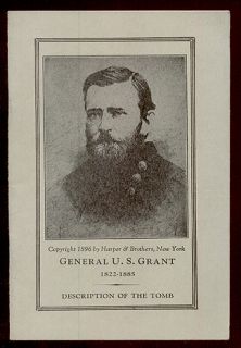 LIFE OF GENERAL ULYSSES S GRANT description of tomb 1928 biography