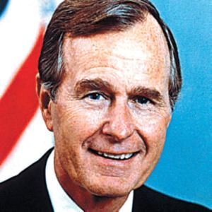 George Bush Birthday Wish to Calif Cong 20 Days After Persian Gulf War