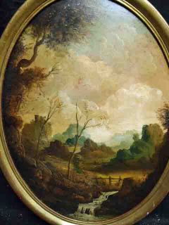 Samuel L Gerry B 1813 American Listed White Mtn Landscape