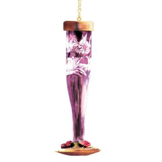 Schrodt Decorative Glass Hummingbird Lantern Feeder