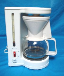 Melitta Gevalia Coffee Maker 4 Cup BCM 4c White