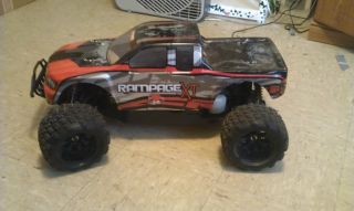 Gas Powered Redcat Rampage 30cc 4WD RC Truck