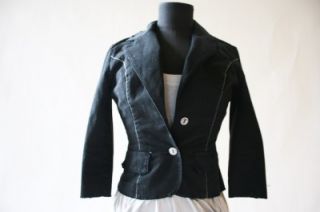 new aritzia furst blk fitted crop jacket xxs 0 $ 135