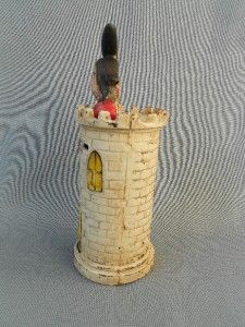 Cast Iron Giant in The Tower Castle Mechanical Coin Money Bank 1892