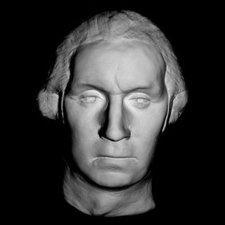 George Washington Houdon Enhanced Life Mask Life Cast Light Weight