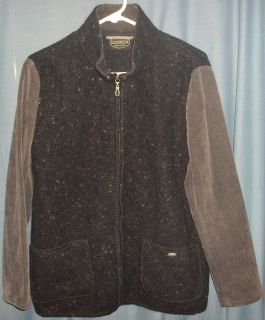Giesswein Austria Dark Blue Wool Alpaca Blend Zip Up Sweater Jacket 38