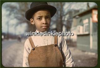 African American Boy in Cincinnati 1942 PHOTO5 x 7