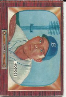 1955 Bowman Card Gil Hodges