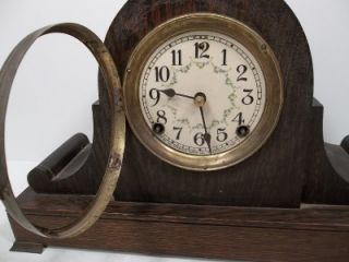Antique W.M. Gilbert Mantle Clock ? Gilbert ?Alamo? Chime Clock