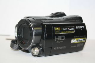 sony handycam sr12 120 gb camcorder black for parts