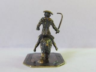  Silver Gilt Miniature Man Figurine w Goat Arnoldus Van Geffen