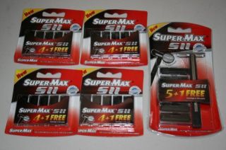 26 Supermax II Blades Fits Gillette Trac Plus Razor Twin Cartridges