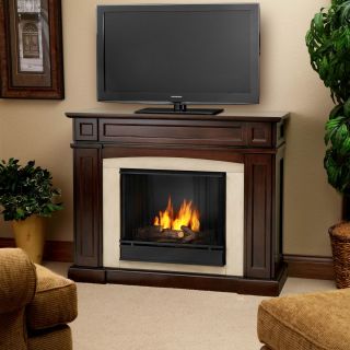 Real Flame Rutherford GEL Fireplace Entertainment Center Heater 2