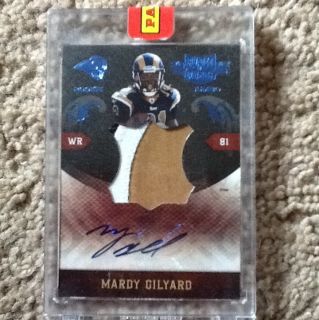 Mardy Gilyard 12 25 Autograph Jersey Patch Rookie Plates And Patches