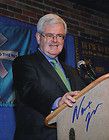  Leaf Cut Signature Bill Clinton Newt Gingrich Dual Auto 1/1 President