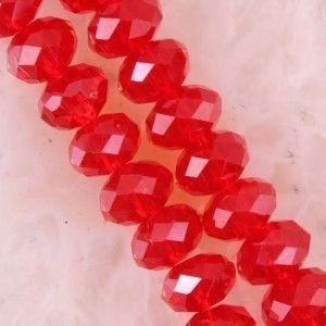 99pcs Red Swarovski Crystal Gemstone Loose Beads 6mm