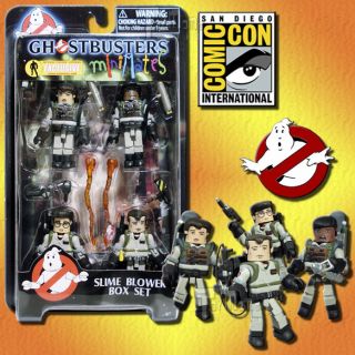 Ghostbusters Minimates Slime Blowers 4 Pack SDCC 2010