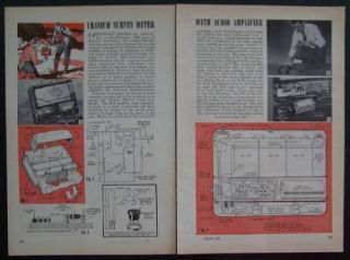 Geiger Counter 1950 How to Plans Uranium Radioactivity Detector Tube