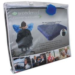 Wondergel Extreme Pressure Relieving Gel Seat Cushion Brand New