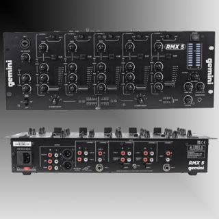 Gemini DJ RMX 5 Professional 19 5 Channel Stereo DJ Mixer