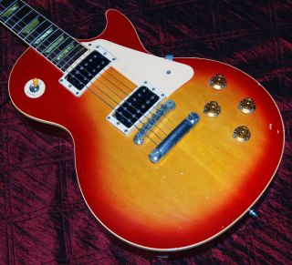 1998 Gibson Les Paul Classic Cherry Sunburst Maple Top Solid Mahogany