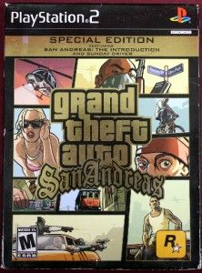 Grand Theft Auto San Andreas SE for PS2 Play Station 2 Video Game