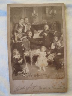 Kaiser Wilhelm II Family Cabinet Card Photo 1894 Wife