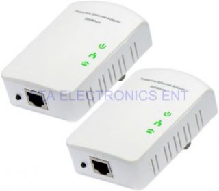 500Mbps Powerline LAN Network Bridge Adapters for PS3 Xbox PC FTA