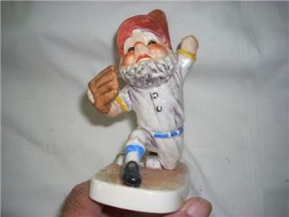 GREAT GNOME FIGURE , STANDS 7 INCH HIGH   NO CHIPS NO CRACKS.