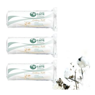 Lot 3 x V Care Pure Cotton Soft and Gentle Hygiene and Safety Use