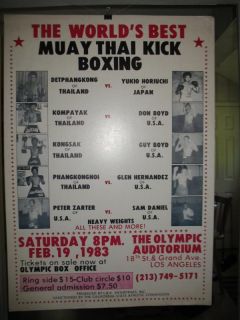 1983 DETPHANGKONG vs YUKIO HORIUCHI (Japan) Muay Thai Kick Boxing On