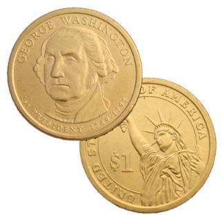 2007 p d george washington b u dollar coin