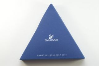 New 2003 Large Swarovski Annual Ornament w Box and Certificate 622498