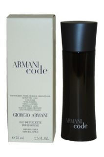 Armani Code By Giorgio Armani 2.5oz. Eau De Toilette Spray Tester NIB