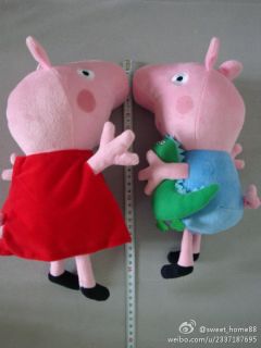 LARGE 12 INCH CUTE PEPPA PIG & GEORGE PIG PLUSH KIDS BABY SOFT TOY