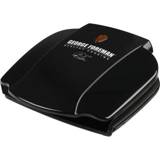 George Foreman 36 Electric Indoor Grill Fixed Plate Portable