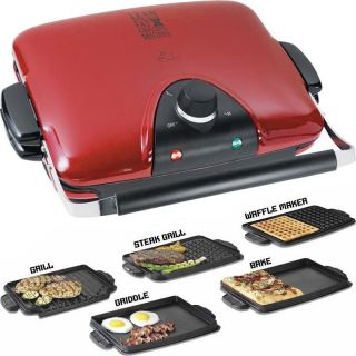 George Foreman Grill, Waffler Griddle, Panini Sandwich Cooker, Waffle